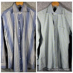 Linda Chow Custom Tailor HongKong bundle Mens Shirts 14.5-32 SMALL